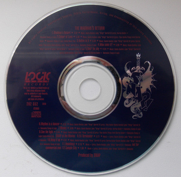 Snap! : The Madman's Return (CD, Album, 2nd)