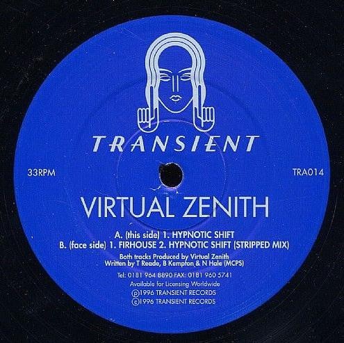 Virtual Zenith : Hypnotic Shift / Firhouse (12")