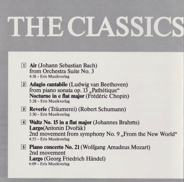 Orchester Anthony Ventura : The Classics (The Most Beautiful Classical Melodies Of The World) (CD)
