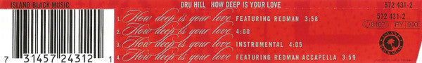 Dru Hill : How Deep Is Your Love (CD, Maxi)