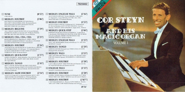 Cor Steyn : Cor Steyn And His Magic Organ Volume 1 (CD, Comp)