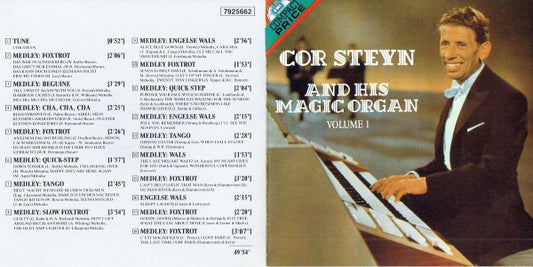 Cor Steyn : Cor Steyn And His Magic Organ Volume 1 (CD, Comp)