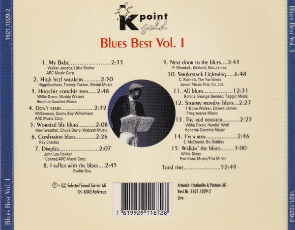 Various : Blues Best Vol. 1 (CD, Comp, Gol)