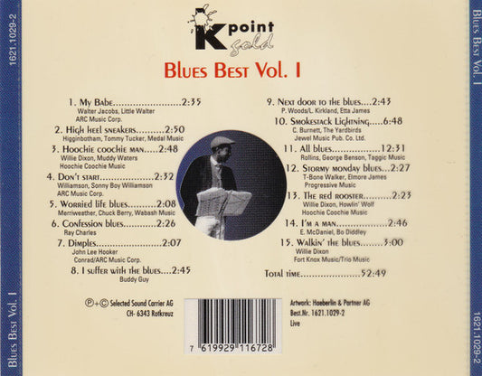Various : Blues Best Vol. 1 (CD, Comp, Gol)
