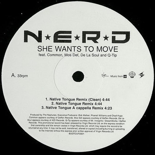 N*E*R*D : She Wants To Move (12", Promo)