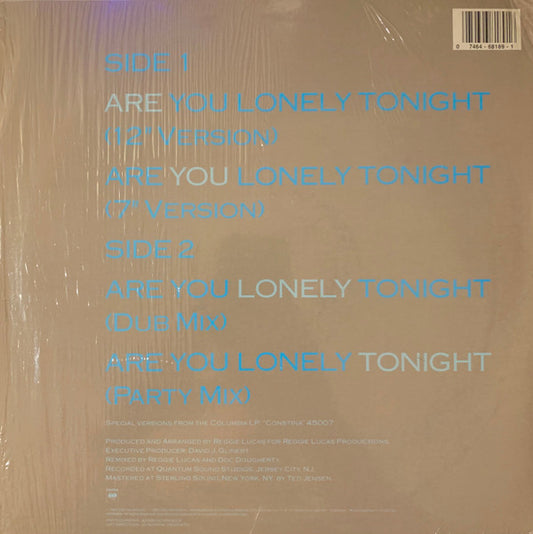 Constina : Are You Lonely Tonight (12", Single)