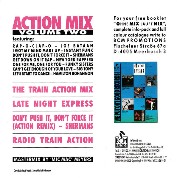 Various : Action Mix Volume Two (CD, Maxi, P/Mixed)