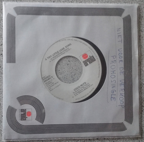 Coconuts (2) / Herman Brood & His Wild Romance : A Tiny Little Love Song / Still Believe (7", Promo)
