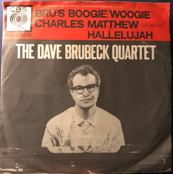 The Dave Brubeck Quartet : Bru's Boogie Woogie (7", Single)