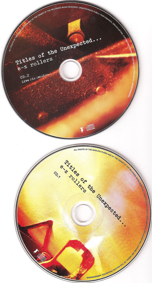 E-Z Rollers : Titles Of The Unexpected... (CD, Album + CD, Mixed)