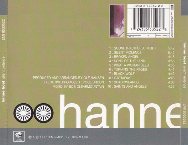 Hanne Boel : Silent Violence (CD, Album)