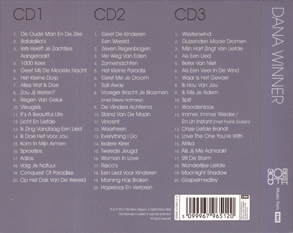 Dana Winner : Best Of 3CD (3xCD, Comp)