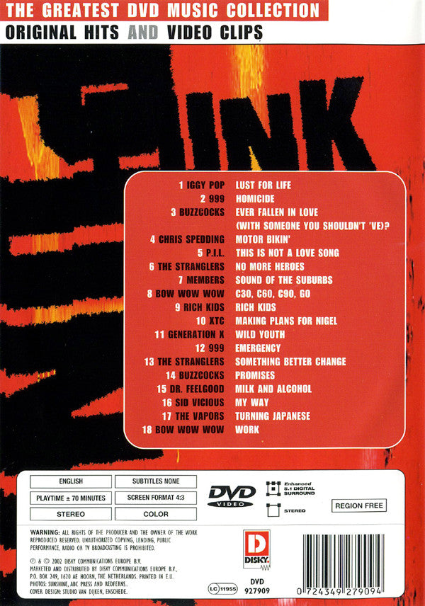 Various : Punk Generation (DVD, Comp, 4:3)