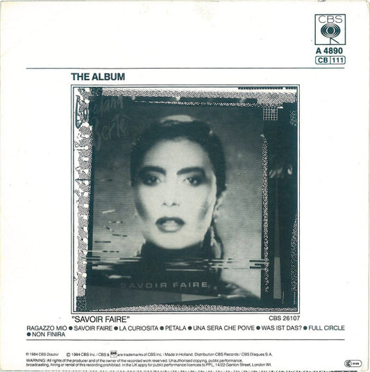 Loredana Bertè : Ragazzo Mio (7", Single)