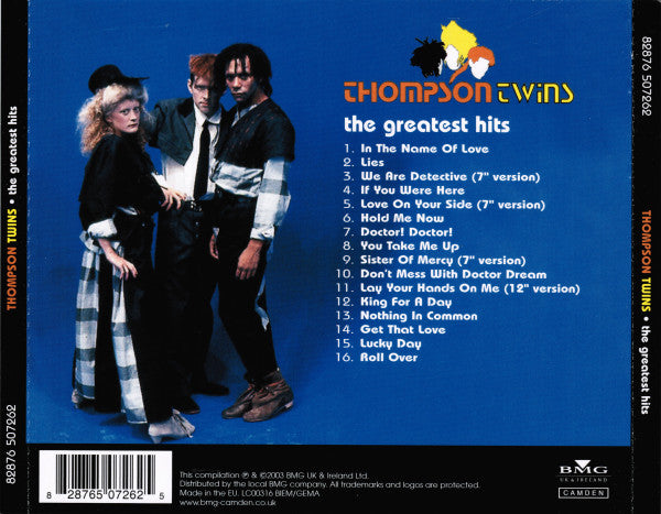 Thompson Twins : The Greatest Hits (CD, Comp, Dis)