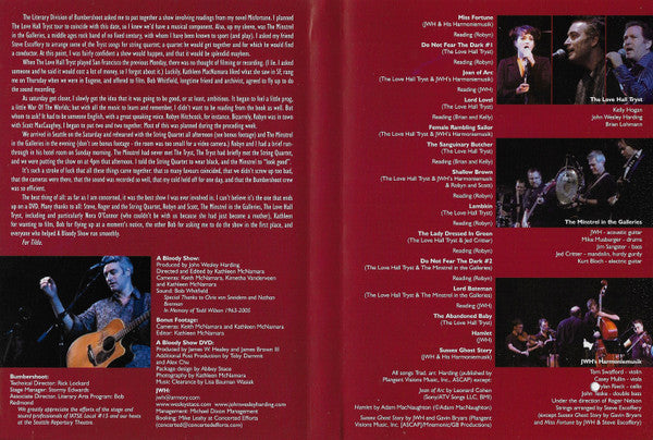 John Wesley Harding : A Bloody Show (DVD-V + CD)