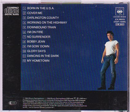 Bruce Springsteen : Born In The U.S.A. (CD, Album, RE)