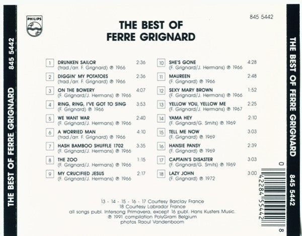 Ferre Grignard : The Best Of (CD, Comp)
