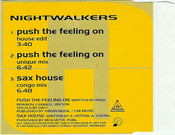 Nightwalkers : Push The Feeling On (CD, Maxi)