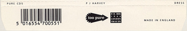PJ Harvey : Dress (CD, Single)