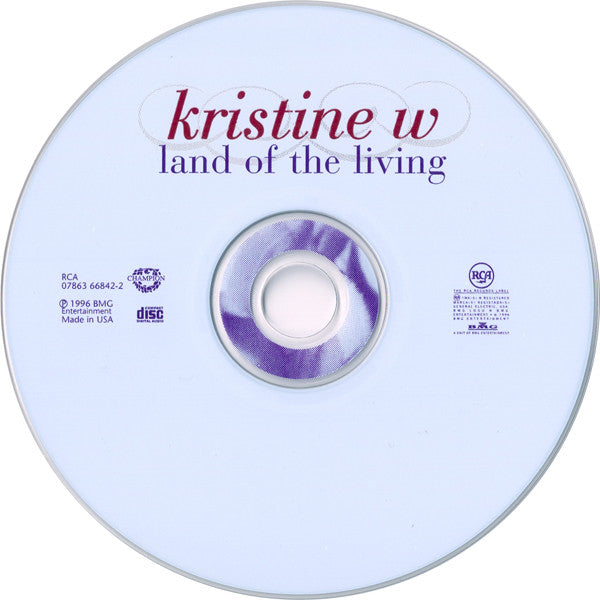 Kristine W : Land Of The Living (CD, Album)