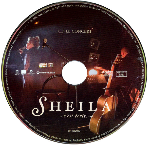 Sheila (5) : C'est Écrit (CD, Album + DVD-V)