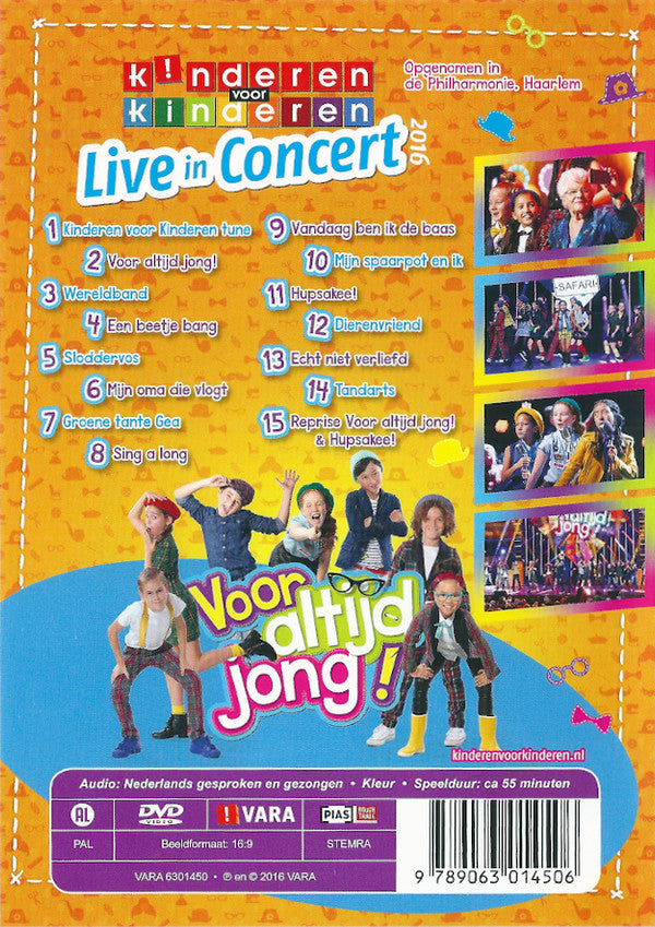 Kinderen voor Kinderen : 37 - Voor Altijd Jong! - Live In Concert 2016 (DVD-V, PAL)