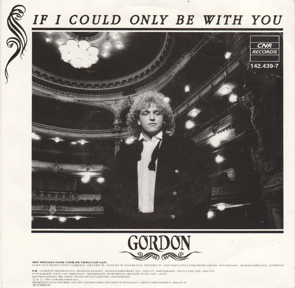 Gordon (3) : Kon Ik Maar Even Bij Je Zijn (7", Single)