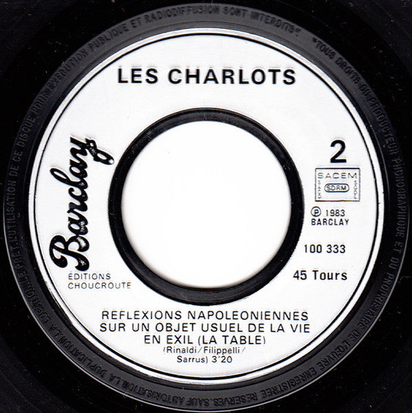 Les Charlots : L'Aperobic (7", Single)