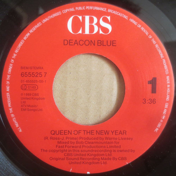 Deacon Blue : Queen Of The New Year (7", Single)