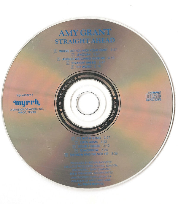 Amy Grant : Straight Ahead (CD, Album, RE)