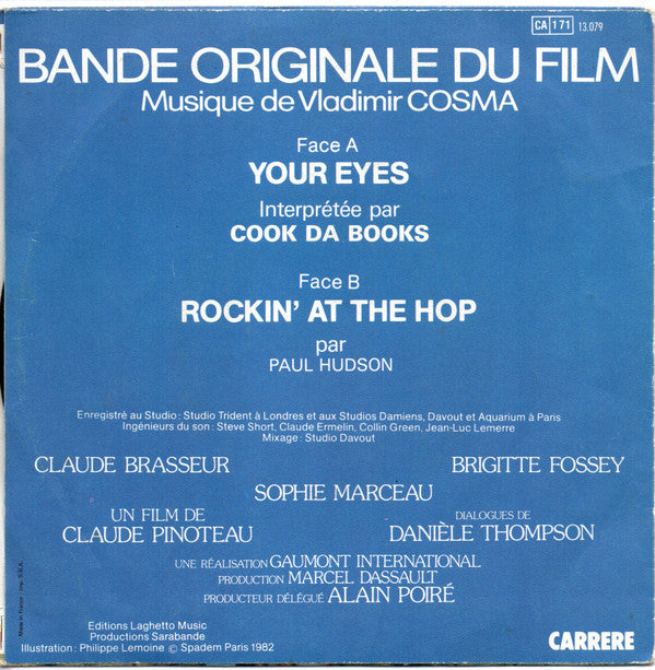Cook Da Books / Paul Hudson : Bande Originale Du Film 'La Boum 2' (7", Single, Pap)