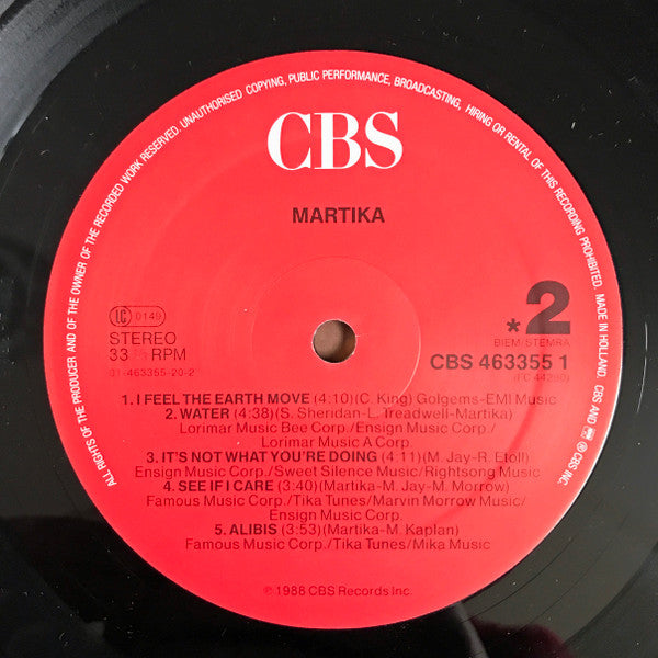 Martika : Martika (LP, Album)