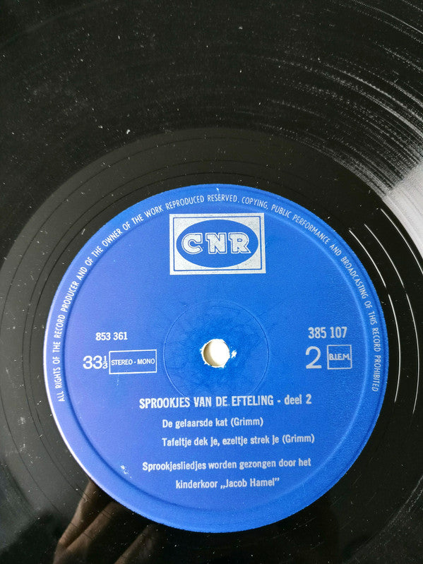 Various : Sprookjes van de Efteling - Deel 2 (LP, Mono)