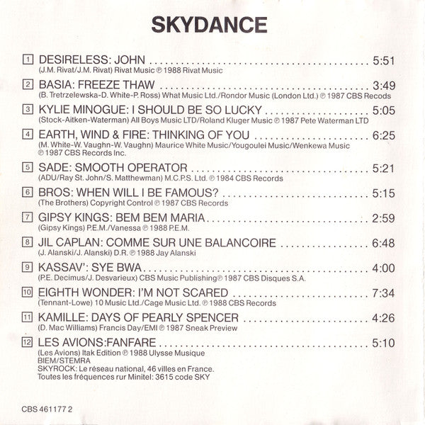 Various : Skydance (CD, Comp, Mixed)