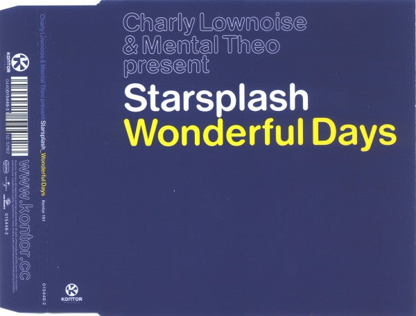 Charly Lownoise & Mental Theo Present Starsplash : Wonderful Days (CD, Maxi)