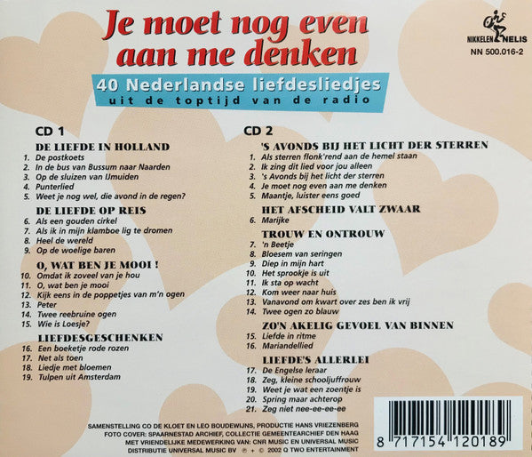 Various : Je Moet Nog Even Aan Me Denken (2xCD, Comp)