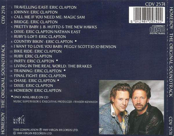 Various : Homeboy (The Original Soundtrack) (CD, Comp)
