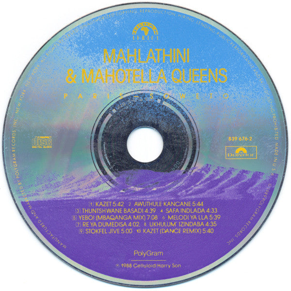 Mahlathini And The Mahotella Queens : Paris - Soweto (CD, Album)