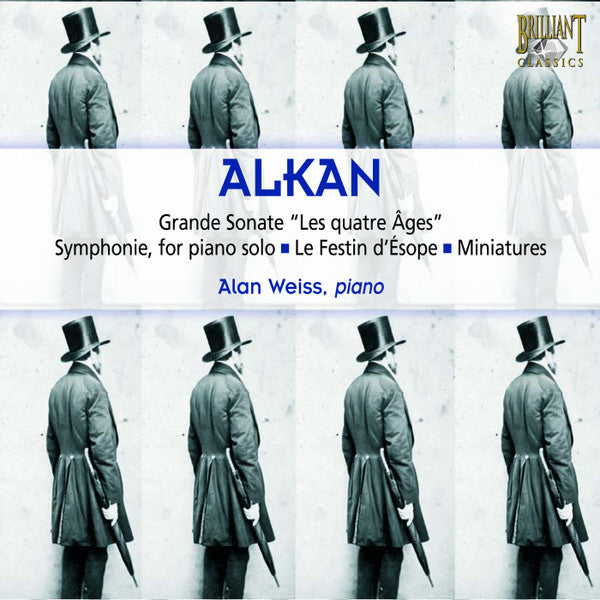 Charles-Valentin Alkan, Alan Weiss (2) : Grande Sonate "Les Quatre Ages" / Symphonie, For Piano Solo / Le Festin d'Esope / Miniatures (2xCD, Album)