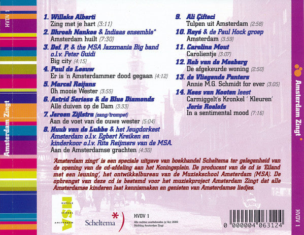 Various : Amsterdam Zingt (CD, Album)