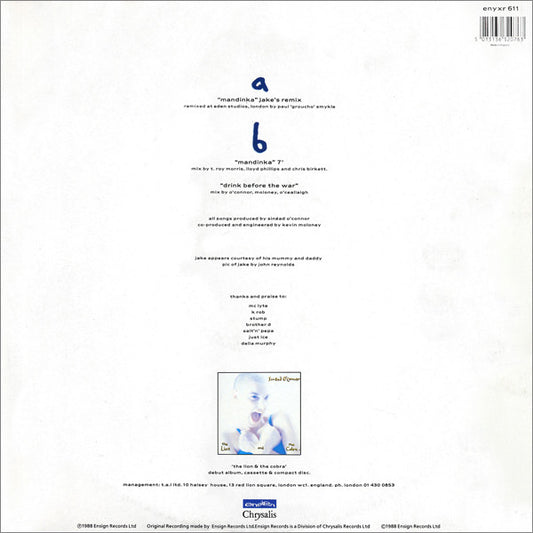 Sinéad O'Connor : Mandinka (Jake's Remix) (12")