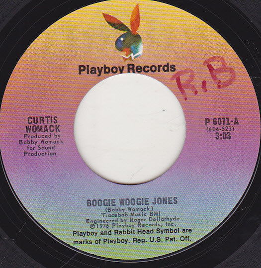 Curtis Womack : Boogie Woogie Jones (7", Single)