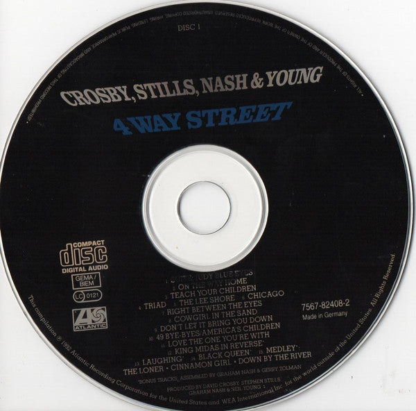Crosby, Stills, Nash & Young : 4 Way Street (2xCD, Album, RE, RM, RP, Exp)