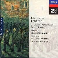 Ludwig van Beethoven, Birgit Nilsson, James McCracken, Tom Krause, Hermann Prey, Graziella Sciutti, Kurt Böhme, Lorin Maazel, Wiener Philharmoniker : Fidelio (2xCD, RE)