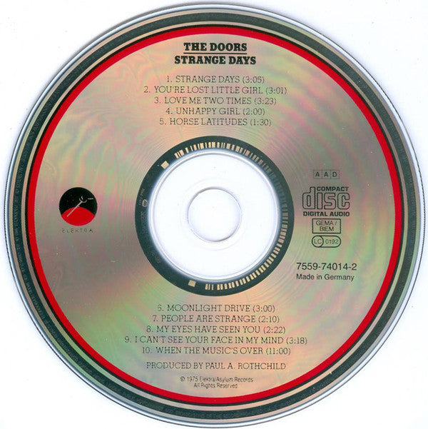 The Doors : Strange Days (HDCD, Album, RE, RM)
