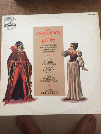 Hector Berlioz, Rita Gorr, Nicolai Gedda, Gérard Souzay, André Cluytens : La Damnation De Faust – Pages Choisis de la Légende Dramatique de Berlioz (LP)