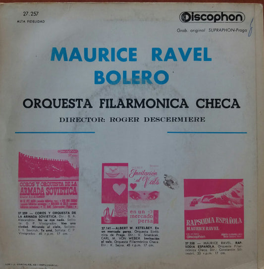 Maurice Ravel : Bolero  (7")