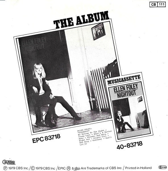 Ellen Foley : What's A Matter Baby (7", Single)