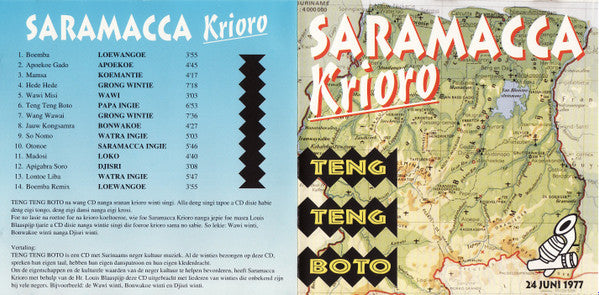 Various : Saramacca Krioro (CD, Comp)